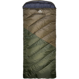 Спальний мішок TETON Sports Degree C Flannel Lined Left Zip 18 Grad C Flanell gefütterter linker Reißverschluss – Blue XXL / -25°C / Right Zip Efeu