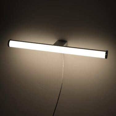 Azhien LED Mirror Light Bathroom 10W 820LM Neutral White 4000K, Slim 14mm Width 3in1 Mounting IP44 230V Wall Light Mirror Lamp 600mm, Flicker-Free Bathroom Cabinet Mirror Lights (40cm)