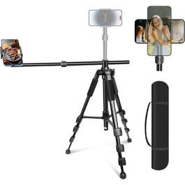 Штатив для смартфона Elitehood з виносним плечем 114 см, гнучкий, 180 см, 360° - для відеозйомки