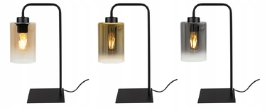 Настільна лампа Light Home HELLA, чорний з жовтим, 60 Вт