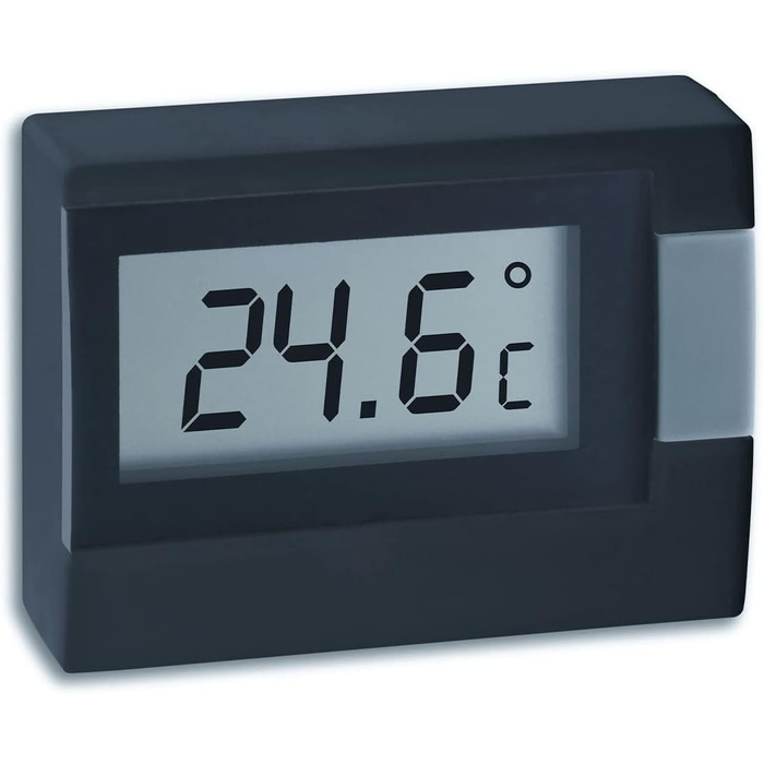 TFA Dostmann Digital Thermometer, versatile, indoor temperature, room climate, white, L 54 x W 16 (30) x H 39 mm (Pack of 5)
