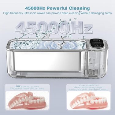 Ультразвукова очищувач 680мл для ювелірних виробів, годинників, окулярів та інших предметів