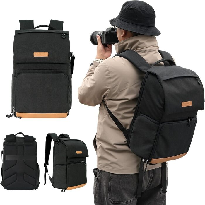 Рюкзак для фотографа K&F Concept 22L з відділенням для ноутбука 15,6
