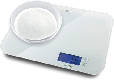 CASO Kinetic Kitchen Scale - LX 20 - Battery-Free, 5kg Capacity, 1g Increments - Testsieger