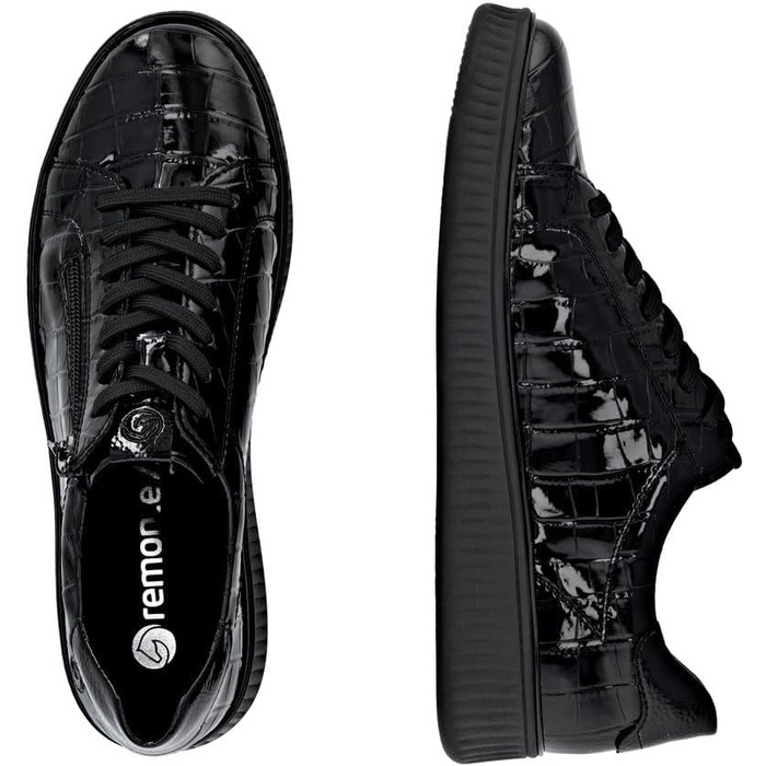 Жіночі кросівки Remonte D2E01 – низькі, чорні, з змінною устілкою (38 EU)