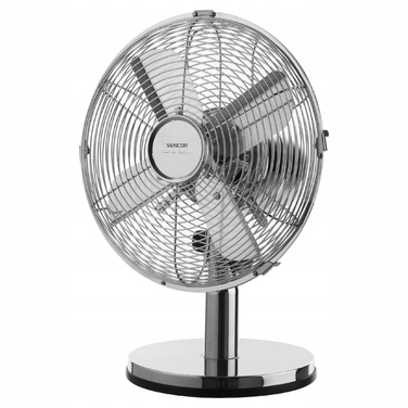 Настільний вентилятор Sencor SFE 2540SL, сріблястий/сірий