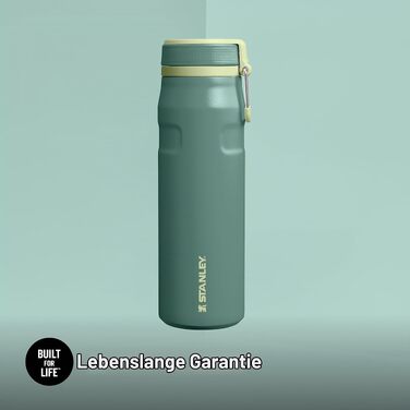 Термопляшка Stanley IceFlow Bottle Twist Flip 0.47L — герметична, зі стійким покриттям, колір Shale