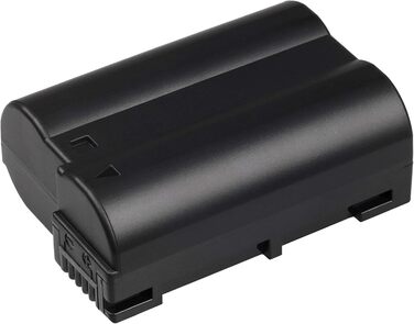 Зарядний пристрій Ayex USB для акумуляторів Nikon EN-EL15 (2250 mAh) з LCD-дисплеєм, сумісний з Nikon Z7 II, Z6 II, Z5, D850, D780, D750, D600