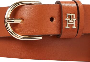 Ремінь жіночий Tommy Hilfiger Essential Effortless 2.5 шкіряний коричневий (Tan) 70