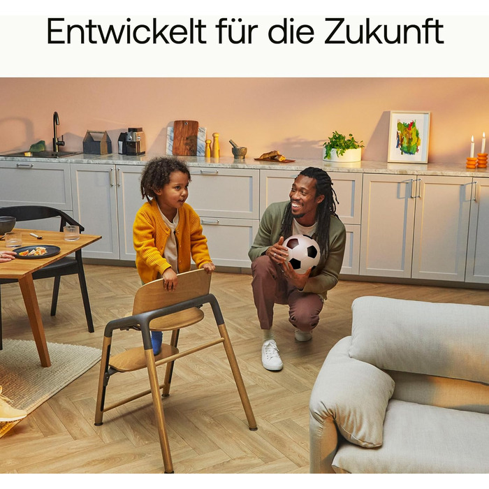 Bugaboo Giraffe подушка для стільчика, м'яка сіра подушка з міцної тканини для дитячого стільчика, для дітей, що ростуть