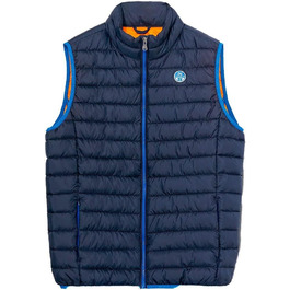 Чоловіча жилетка North Sails Crozet, 100% перероблений поліестер, темно-синій