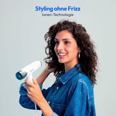 MEDION Haartrockner з іонізацією та дифузором HD2 - 1500 Вт, іонізація, стилізація, тихий BLDC мотор, самоочищення