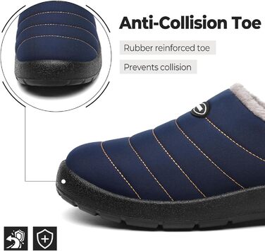 Тапочки халатні зимові Mishansha для чоловіків та жінок, теплі, з плюшевою підкладкою, розмір 35-47, зелені (темно-сині, 43 EU)