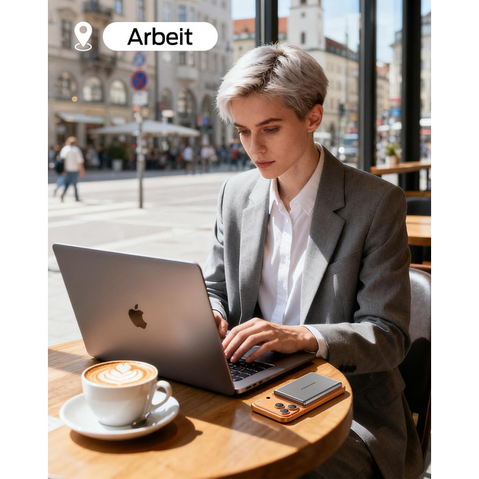 Power Bank MOVESPEED MagSafe 5000mAh Space Grau - Бездротовий зарядний пристрій для iPhone