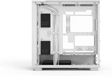 Комп'ютерний корпус Fractal Design Epoch XL White з темперованим склом, сітчастою передньою панеллю та 3 вентиляторами Momentum 12