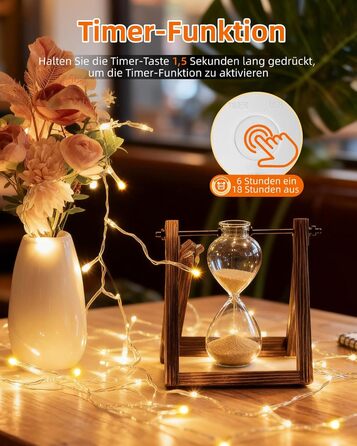 LED штора Anpro 3x3м, USB, 8 режимів, тепле світло для декору, вечірки, спальні