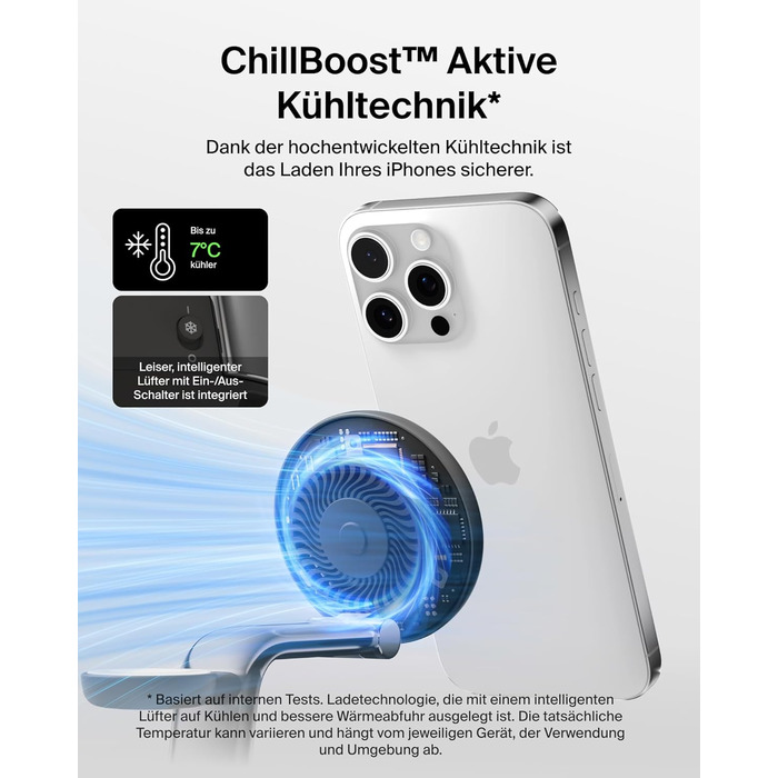 Belkin UltraCharge Pro Qi2.2 Бездротова зарядка 3-в-1 25W MagSafe сумісна для iPhone, Apple Watch, AirPods, Pixel – Чорна