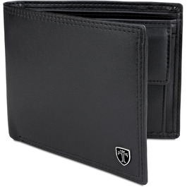 TRAVANDO Wallet for Men - Large, TÜV RFID Certified, Bi-Fold Wallet with 13 Card Slots, Coin Pocket, Oslo Wallet