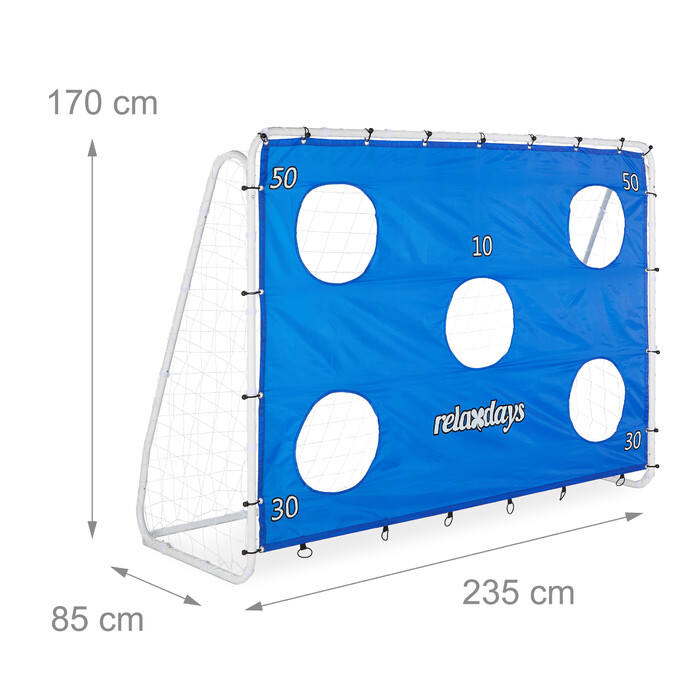 Relaxdays Large Football Goal with Goal Net