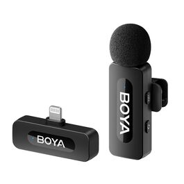 Мікрофон Boya BY-V10 USB-C: бездротовий мініатюрний мікрофон з шумозаглушенням для Android, смартфонів, ноутбуків, YouTube, подкастів, Facebook, Vlogging