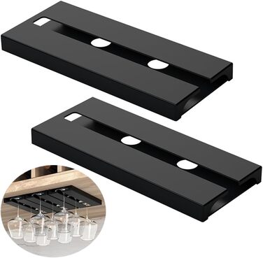 Підвісні тримачі для келихів Miaomiao Weinglashalter (2 шт.), без свердління