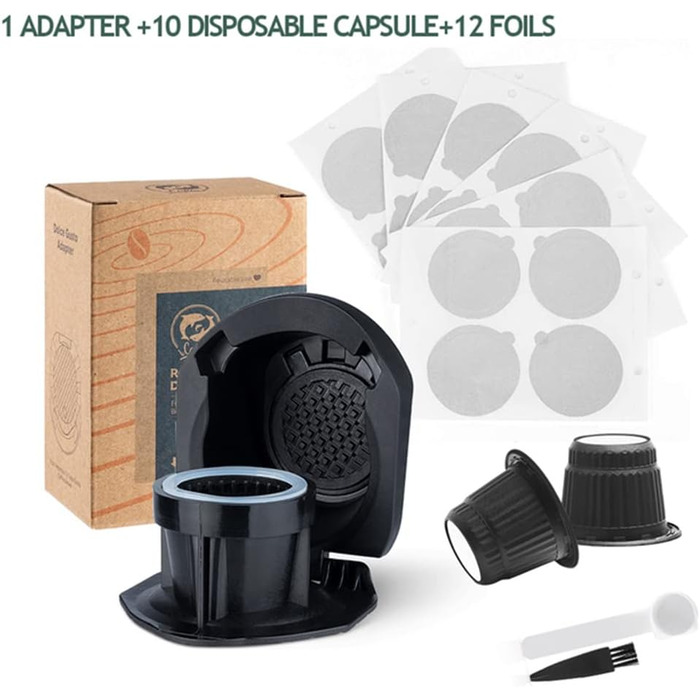 Адаптер-держатель капсул YIGEBAG для кавомашин Dolce Gusto та Nespresso
