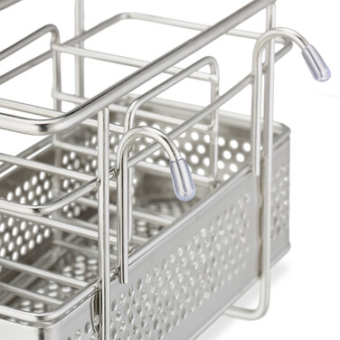 Relaxdays Cutlery Holder Stainless Steel
