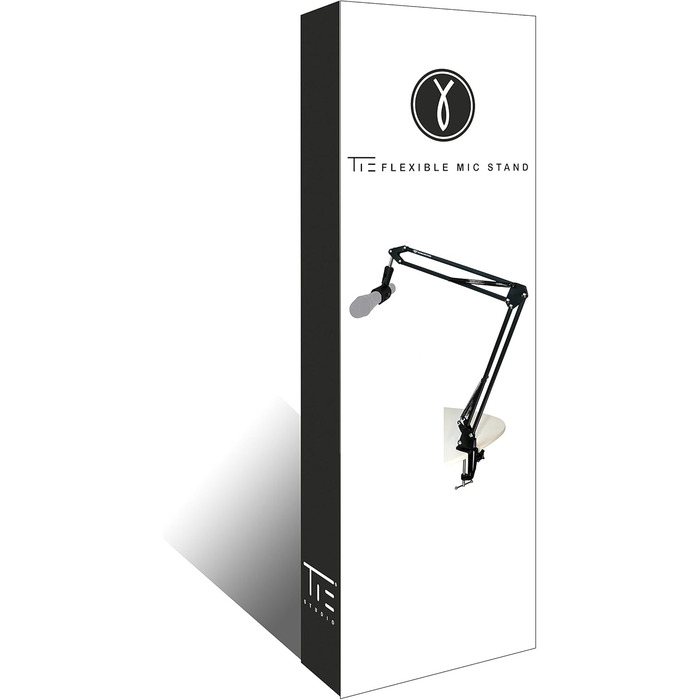 Підставка для мікрофона TIE Studio з кріпленням на стіл - чорна (19-90007)