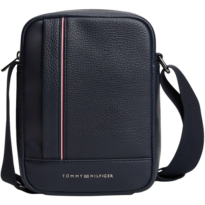 Чоловіча сумка-месенджер Tommy Hilfiger TH Central Mini Reporter Am0am13632, темно-синя (Space Blue)
