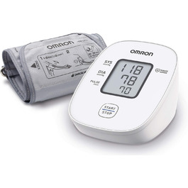 Тонометр OMRON X2 Smart+ з Bluetooth, клінічно перевірений, для вимірювання артеріального тиску, з безкоштовним додатком, універсальна манжета 22-42 см