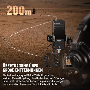 NEEWER CM28 Pro: Бездротове мікрофонний комплект (1RX+2TX) з кейсом для зарядки, 150м радіус дії, 48kHz/24Bit, шумозаглушення, сумісний з iPhone, iPad, Android, DJI, Insta360, PC, Mac