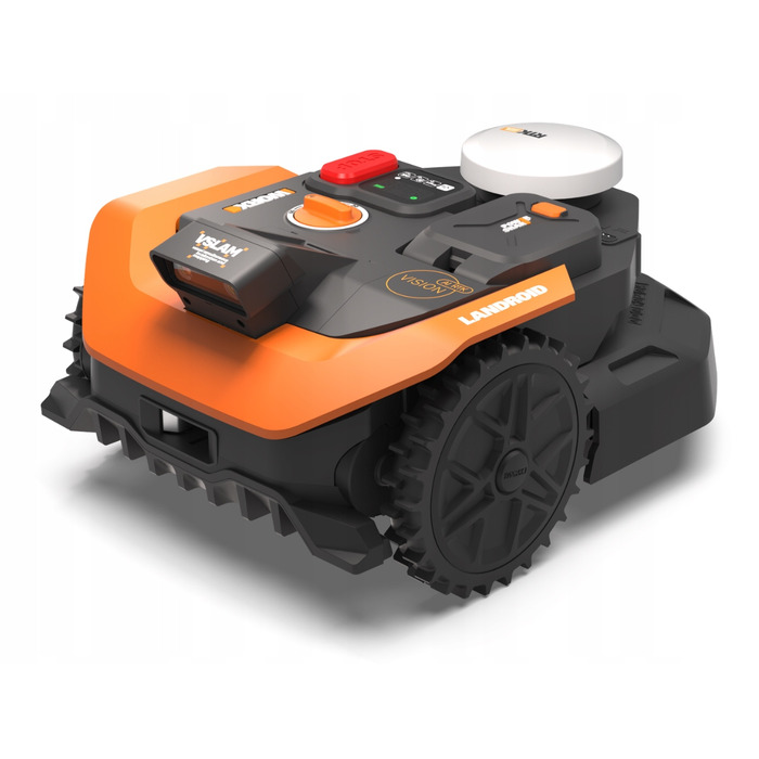 Робот-газонокосарка WORX Landroid Vision Cloud WR340E для ділянок до 600 м², зі стереокамерою та RTK