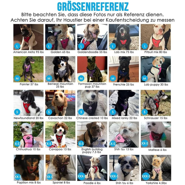 Автомобільний нашийник для собак з кріпленням для безпеки, 2 карабіни, регульований, дихаючий (Чорний, M)