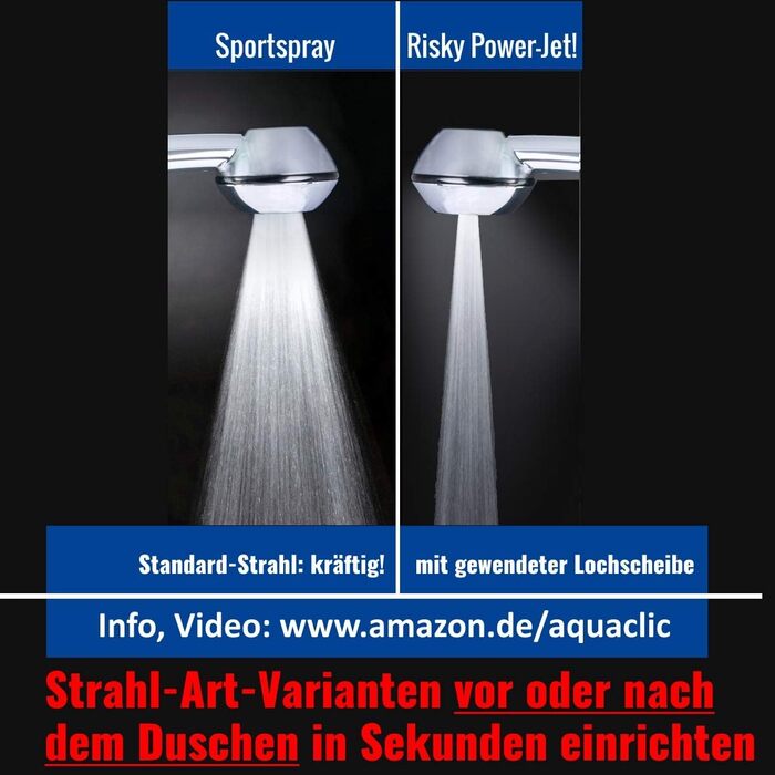 Душова лійка SwissClima I-SHOWER WOW для проточних водонагрівачів і душу при низькому тиску води, потужний струмінь, підвищення тиску, гігієнічна, без накипу, екологічне хромоване покриття