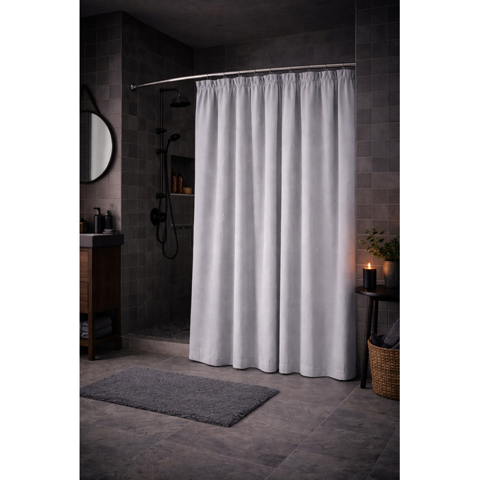 Текстильна штора для ванни NOW-ART, 200 x 220 см