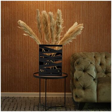 Dönges 'Maxi' Metal Umbrella Stand with Drip Tray & Hooks - Space-Saving, Elegant Black - Ideal for Entryway & Foyer Decor
