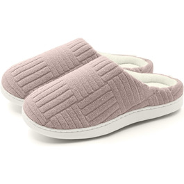 Зручні домашні тапочки з меморі-піною з бавовни для жінок, 38/39 EU, колір кава