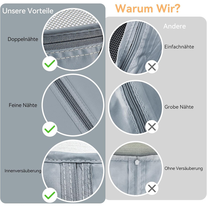 Органайзер для валізи Chijoo (12 шт, чорний) – набір кубиків для пакування, аксесуари для подорожей (сірий)