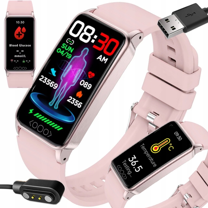 Смарт-годинник Smart-Trend Health Glucometer 719, рожевий