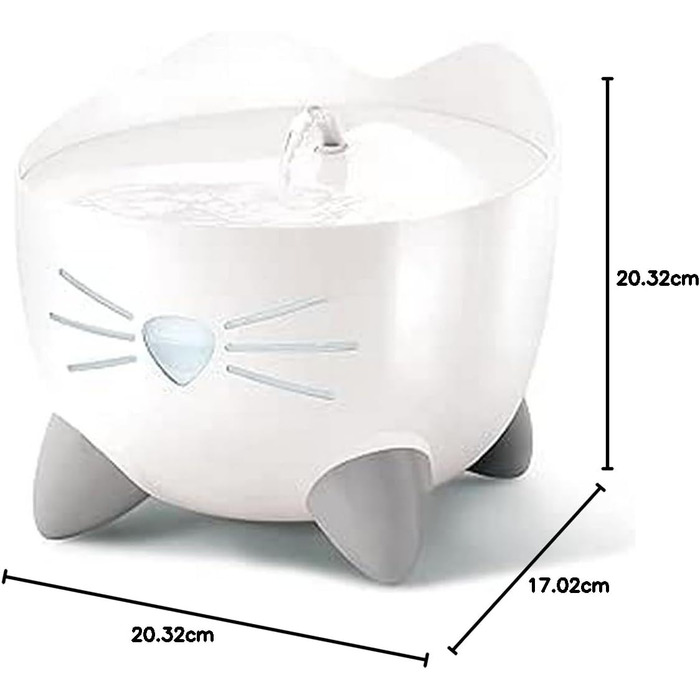 Фонтанчик для котів Catit Pixi, 2.5л, білий, 1 шт.