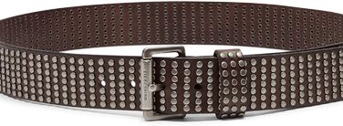 Ремінь жіночий шкіряний Liebeskind 38 мм Cognac з заклепками, 105 см