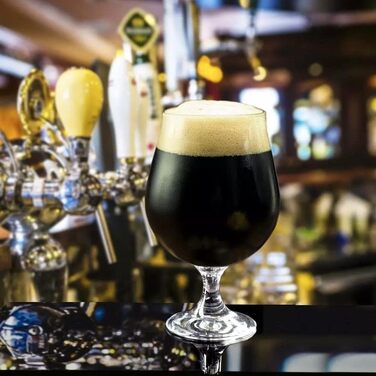 Набір склянок Krosno Dunkel Stout 500 мл (6 шт.) - Elite Collection | Для дому та свят | Склянка для пива 500 мл