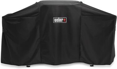 Преміум захисний чохол Weber для гриля Slate 43/56 з столиком, водонепроникний, дихаючий, захист від ультрафіолету, чорний