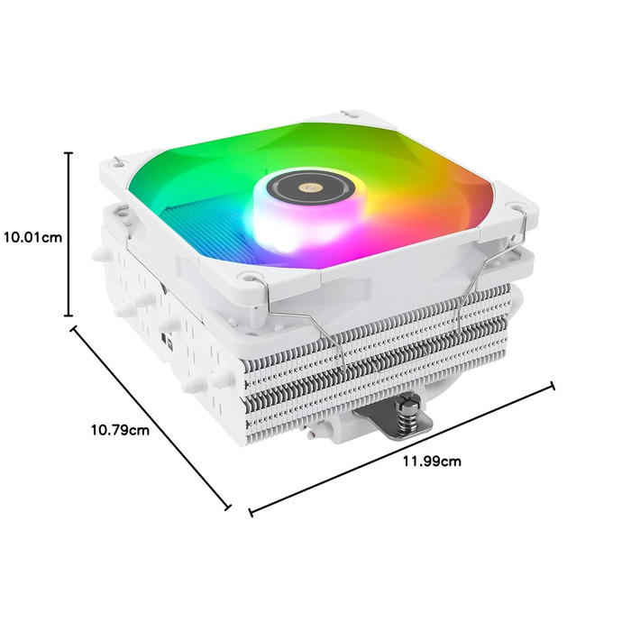 Thermalright SI-100: Повітряний кулер для CPU з 6 тепловими трубами, тихий вентилятор TL-E12B PWM, технологія AGHP 3.0, сумісний з AMD AM4/AM5 та Intel 1150/1151/1200/1700/2066