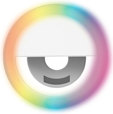 DIGIPOWER 11' кільцева лампа для макіяжу, YouTube, TikTok та Vlogging, регульована висота (58-168 см), 3 режими освітлення, 10 рівнів яскравості, тримач для телефону (iOS/Android), складана