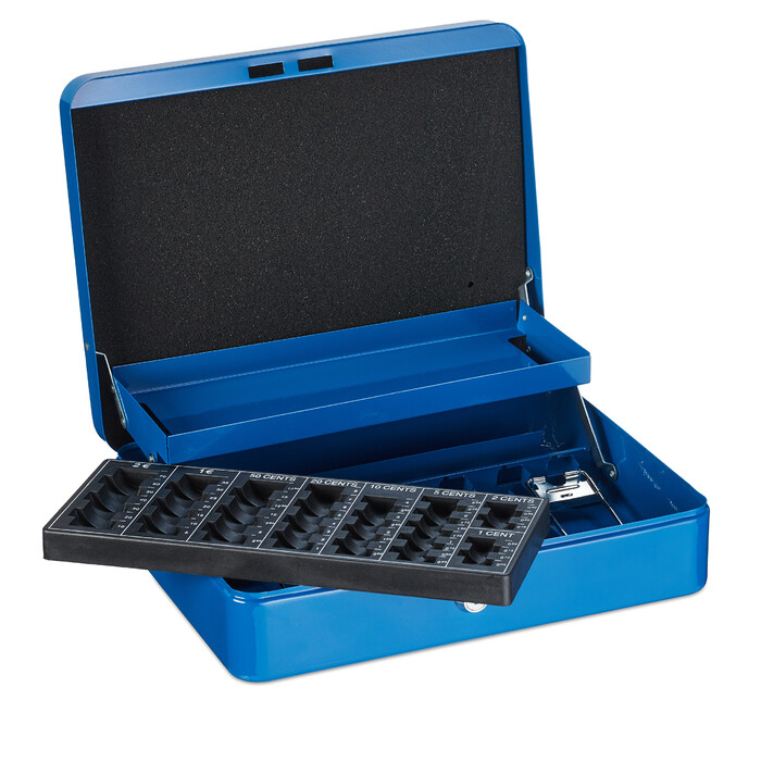Cash Box з дошкою для підрахунку євромонет