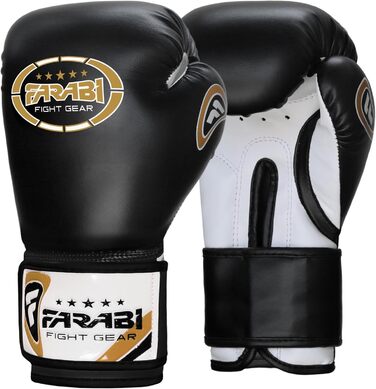 Дитячі боксерські рукавички Farabi Sports 6oz/8oz для боксу, MMA, муай-тай, кікбоксингу та спарингу