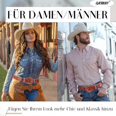 LEACOOLKEY Ремінь зі стразами для чоловіків та жінок, стильний вестерн ковбойський ремінь з пряжками, блискучий пояс для джинсів, штанів, суконь. Розмір S: 73-82 см (загальна довжина 105 см)