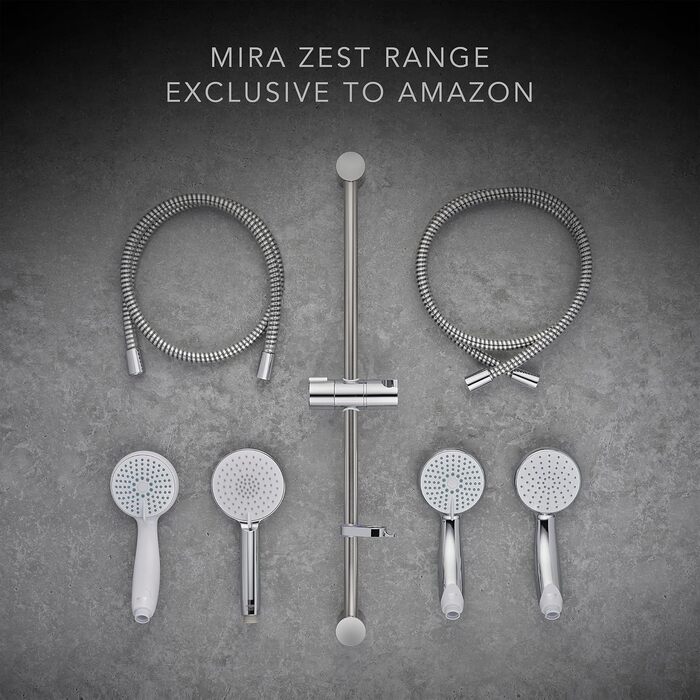Душова лійка Mira Zest Universal 90мм, 4 режими, хромована