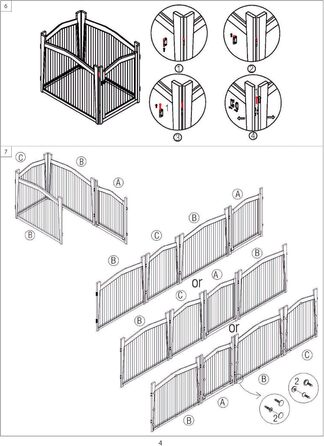 Дерев'яний вольєр для собак Dobar® розмір M з функцією столу - вольєр-будка для собак, 83 x 55 x 59 см, білий (коричневий, L 101 x B 71 x H 80 см)